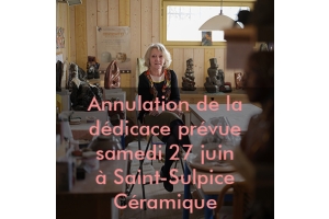 Annulation de la dédicace de Christine Ladevèze